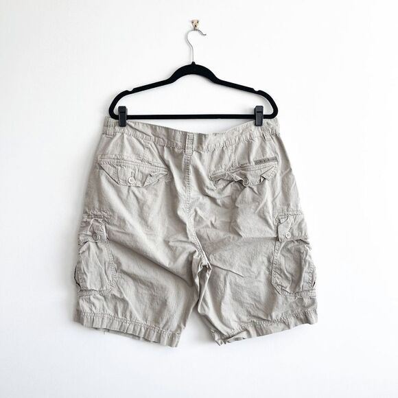 Calvin Klean Jeans Mens Casual Chino Cargo Shorts Multiple Pockets Tan Size 38 - Picture 2 of 9